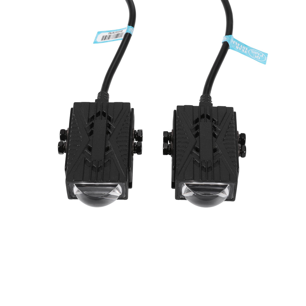 Auxbeam 0.66'' Dual-Color Bi-LED Grille Projector Lights – 6000K White / 3000K
