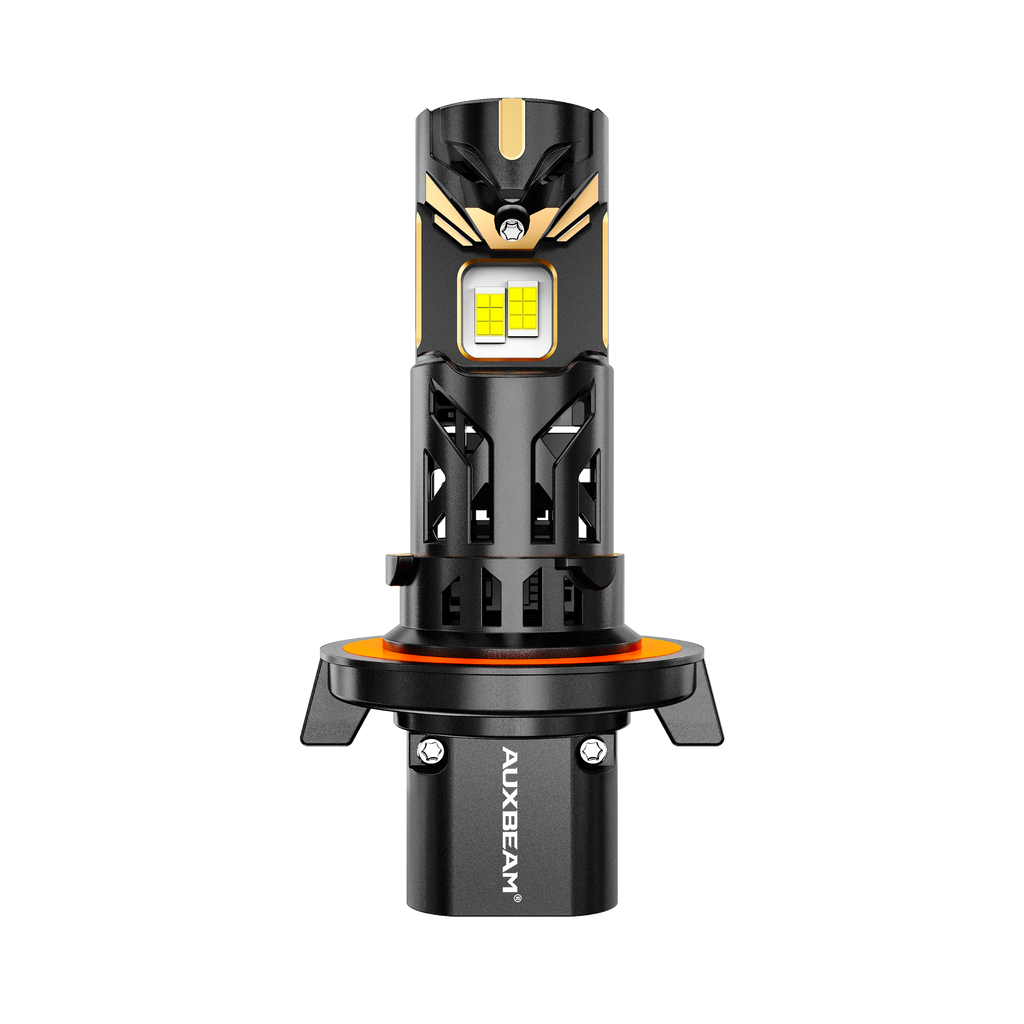 Auxbeam H13/9008 LED Headlight Bulbs Dual Turbo Fans 120W GX Series 2 Bulbs