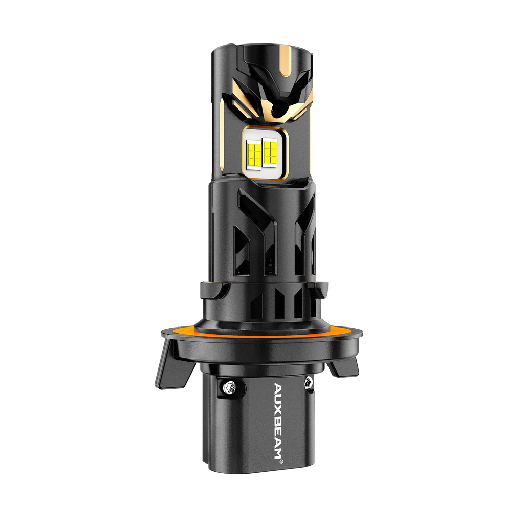 Auxbeam H13/9008 LED Headlight Bulbs Dual Turbo Fans 120W GX Series 2 Bulbs