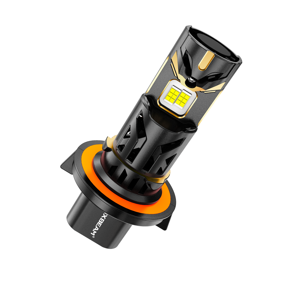 Auxbeam H13/9008 LED Headlight Bulbs Dual Turbo Fans 120W GX Series 2 Bulbs