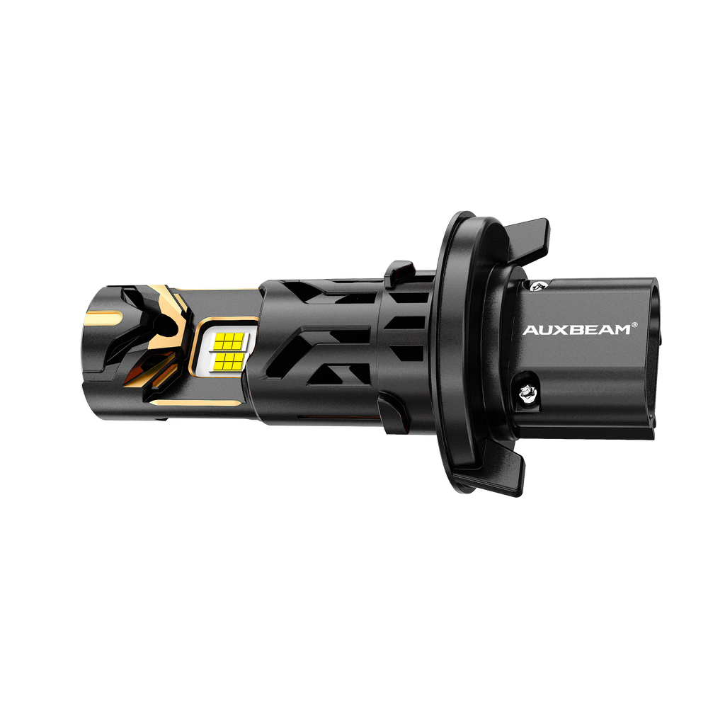 Auxbeam H13/9008 LED Headlight Bulbs Dual Turbo Fans 120W GX Series 2 Bulbs