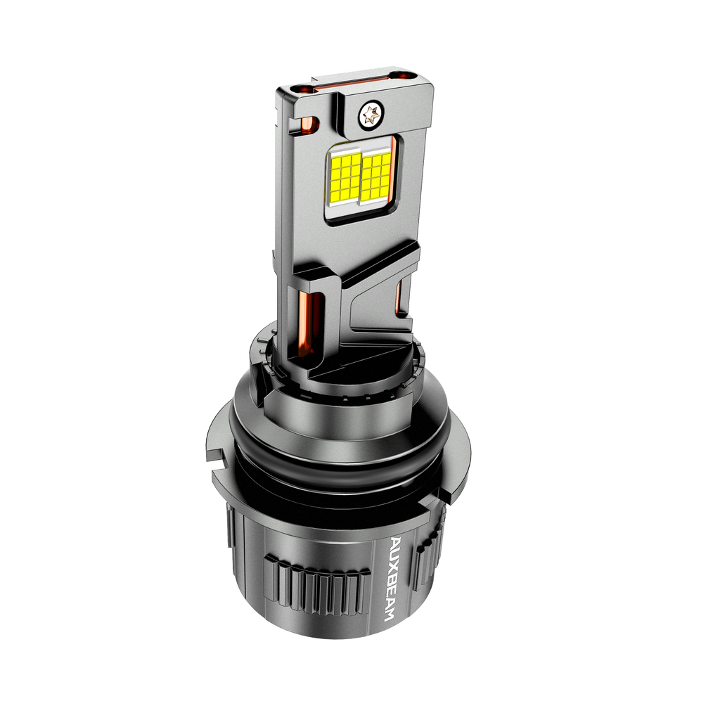 Auxbeam 9004/HB1 LED Headlight Bulbs 130W F35 Series Dual Compatibility 12V/24V