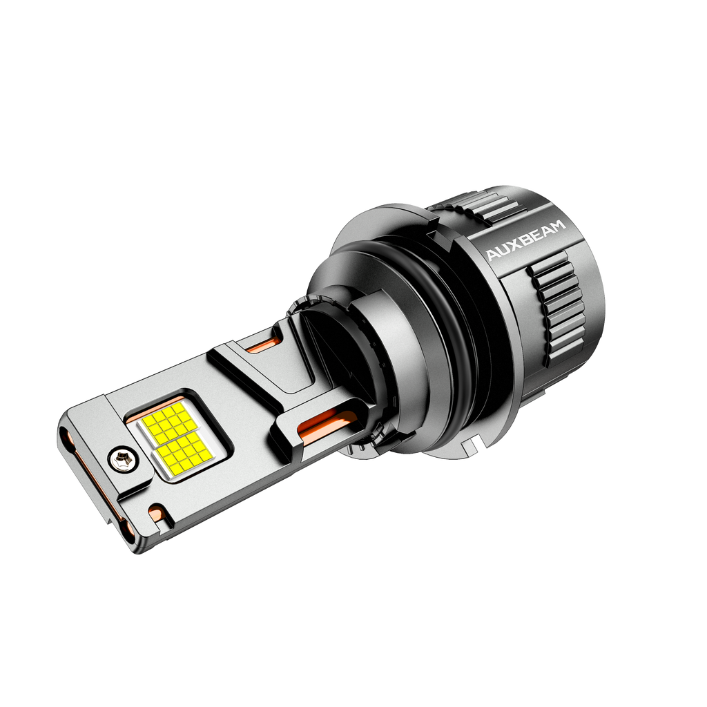 Auxbeam 9004/HB1 LED Headlight Bulbs 130W F35 Series Dual Compatibility 12V/24V