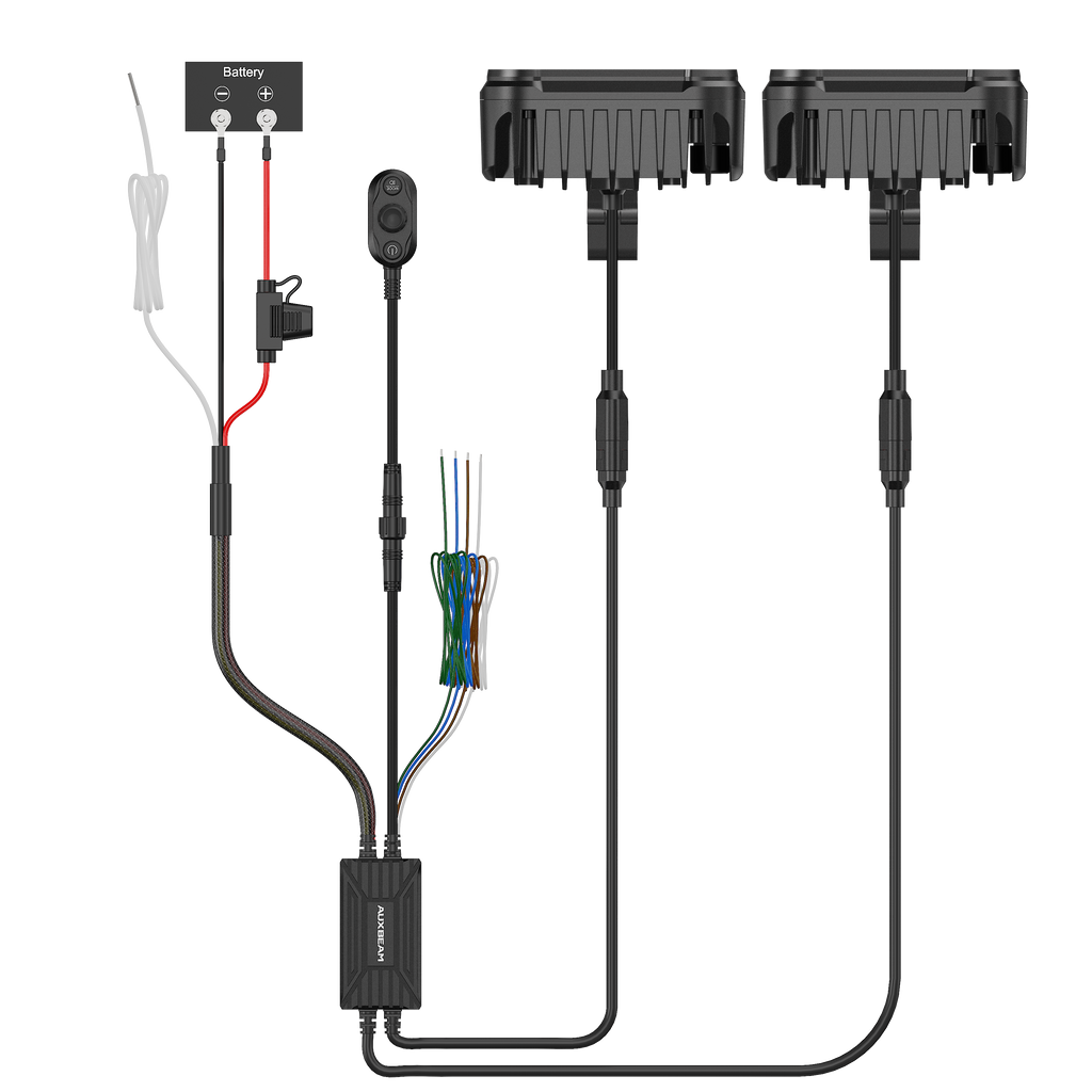 Auxbeam 4.5-inch Motorcycle Auxiliary LED Spotlight