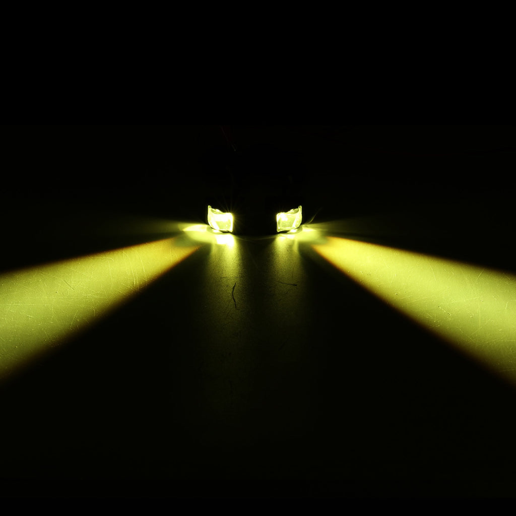 Auxbeam 0.8'' 3000K Yellow Bi-LED Projector 45° Turning-Assist Grille Light