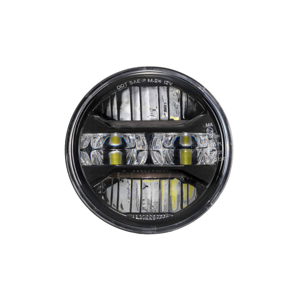 Auxbeam 5.75 Inch 55W DOT Motorcycle LED Headlight for Sportster/Softail/Dyna