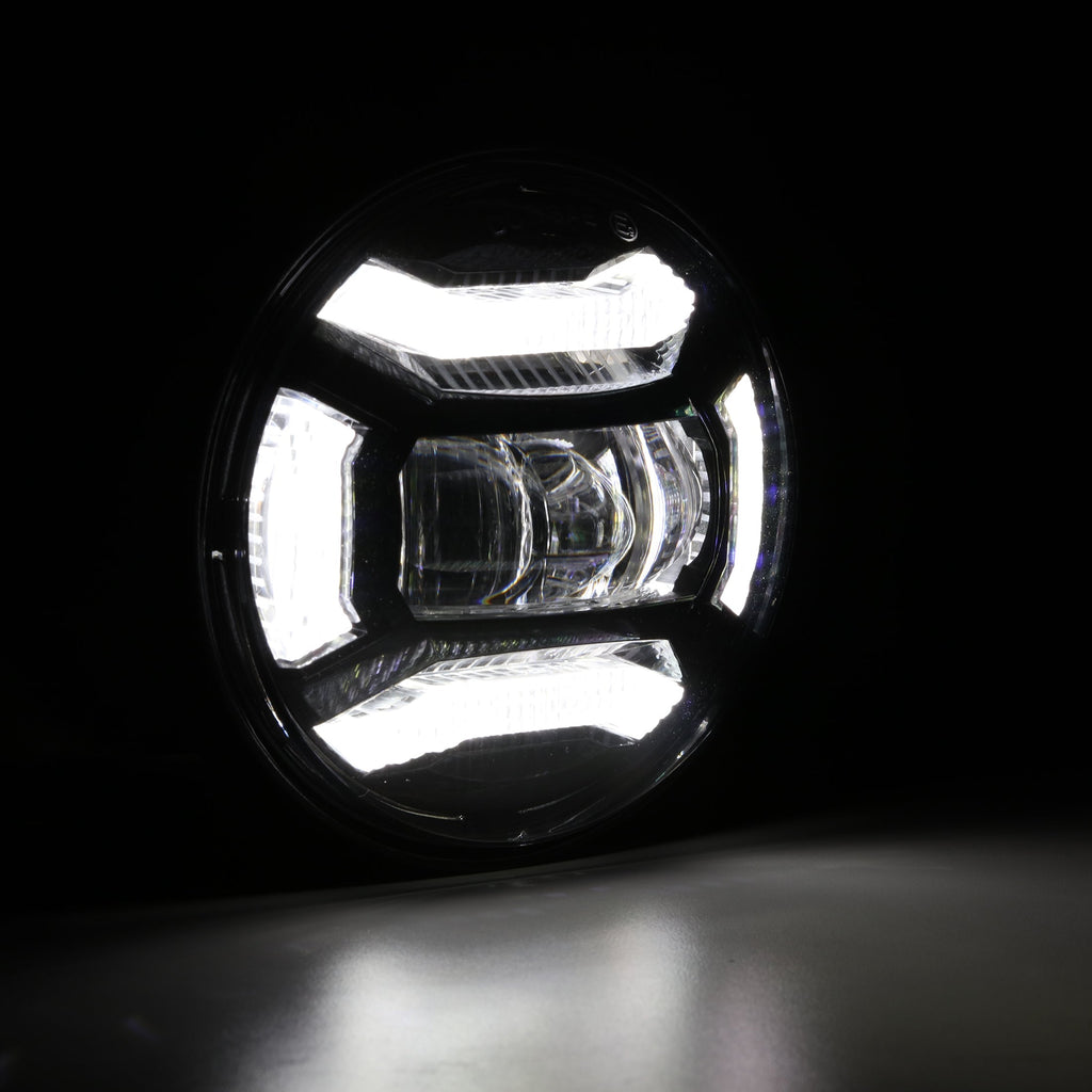Auxbeam 4.5 Inch 60W DOT Motorcycle LED Fog Lights Assembly for Harley-Davidson