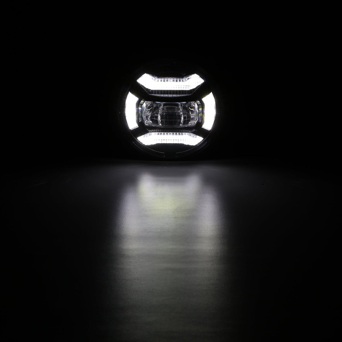 Auxbeam 4.5 Inch 60W DOT Motorcycle LED Fog Lights Assembly for Harley-Davidson