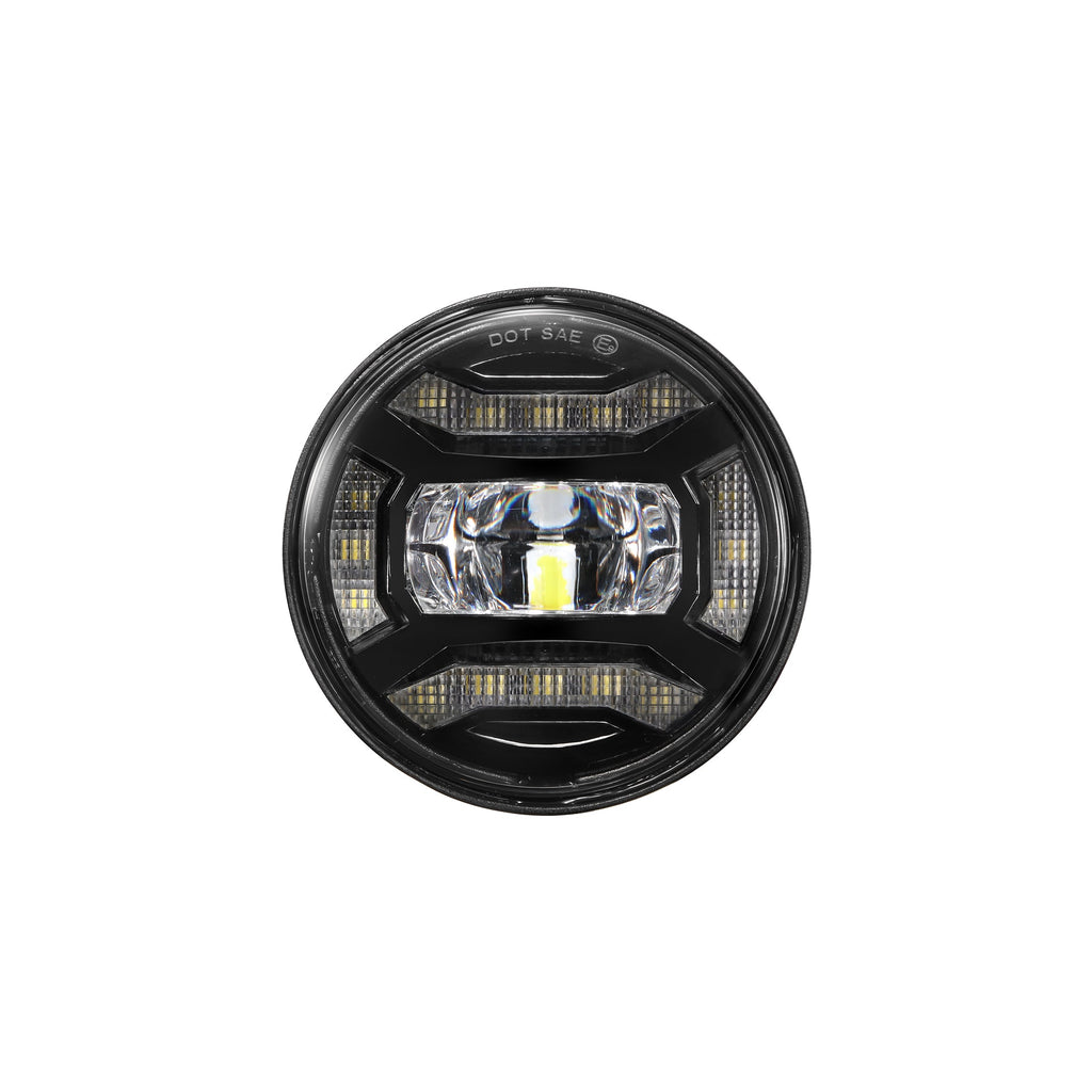 Auxbeam 4.5 Inch 60W DOT Motorcycle LED Fog Lights Assembly for Harley-Davidson