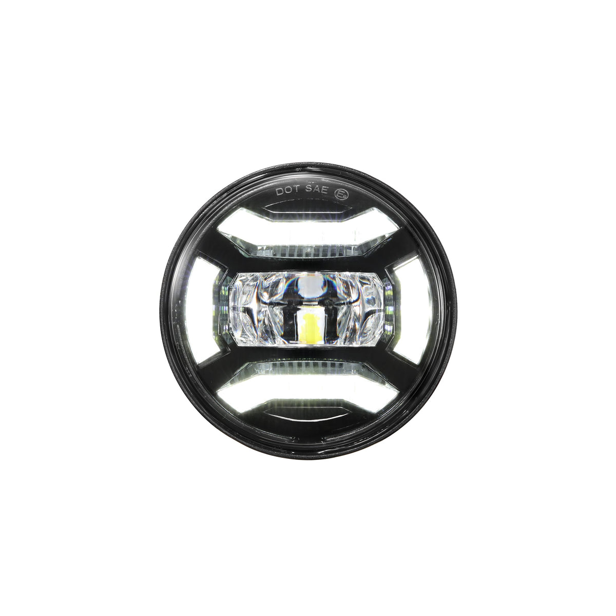 Auxbeam 4.5 Inch 60W DOT Motorcycle LED Fog Lights Assembly for Harley-Davidson