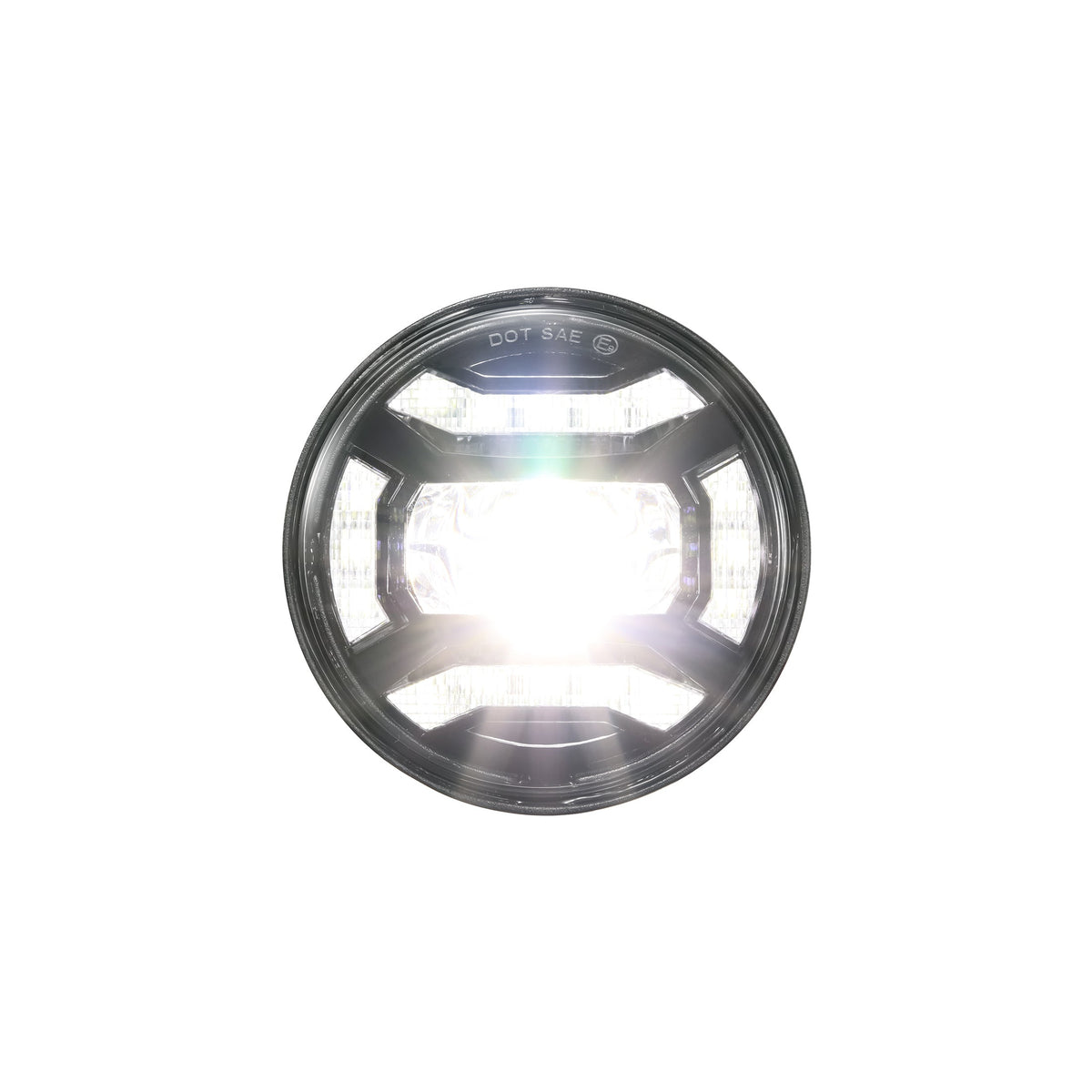 Auxbeam 4.5 Inch 60W DOT Motorcycle LED Fog Lights Assembly for Harley-Davidson