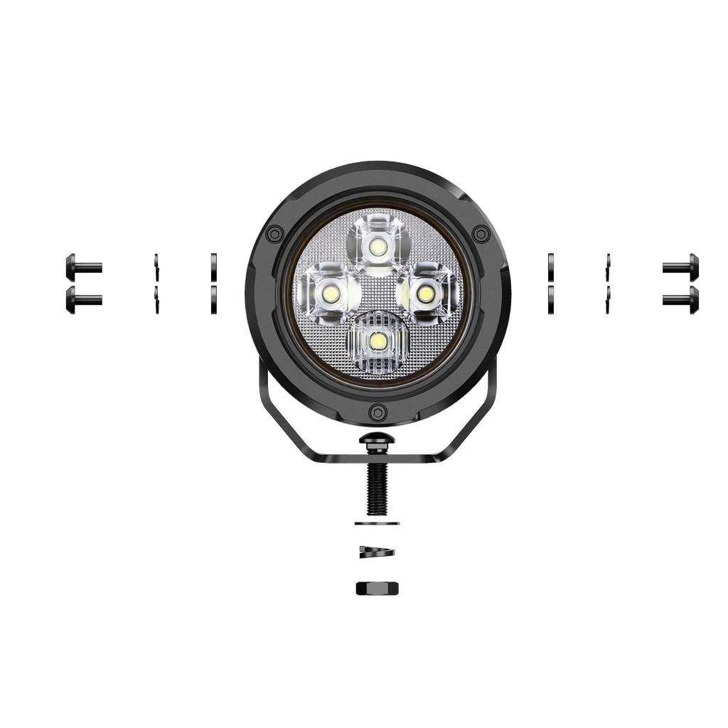 Auxbeam 3.5-inch Motorcycle Auxiliary LED Spotlight