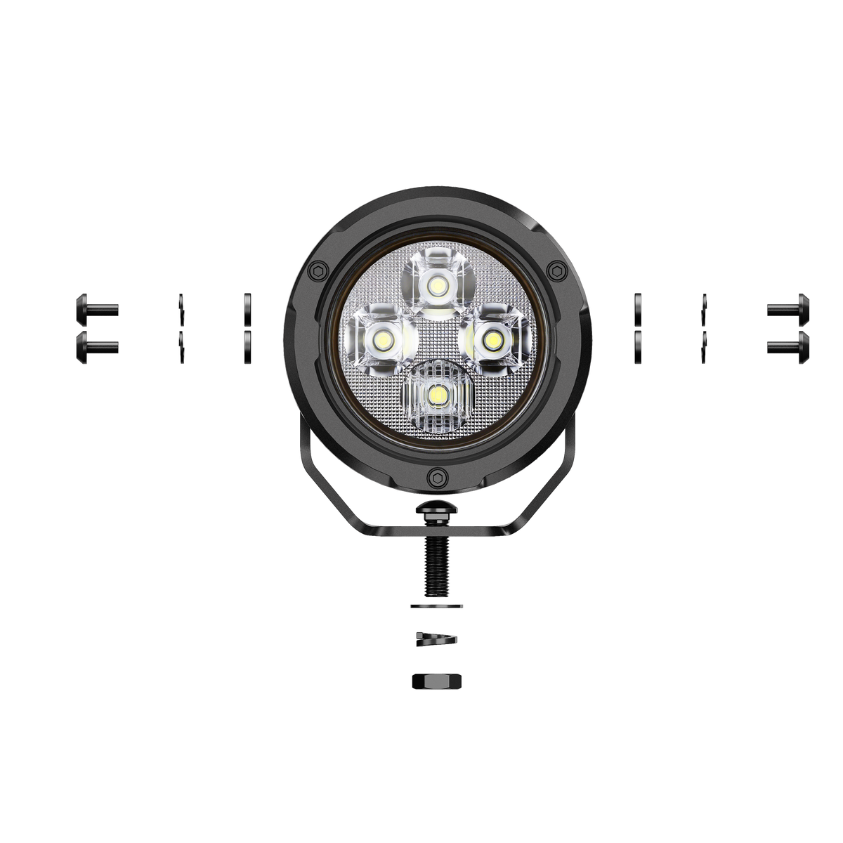 Auxbeam 3.5-inch Motorcycle Auxiliary LED Spotlight