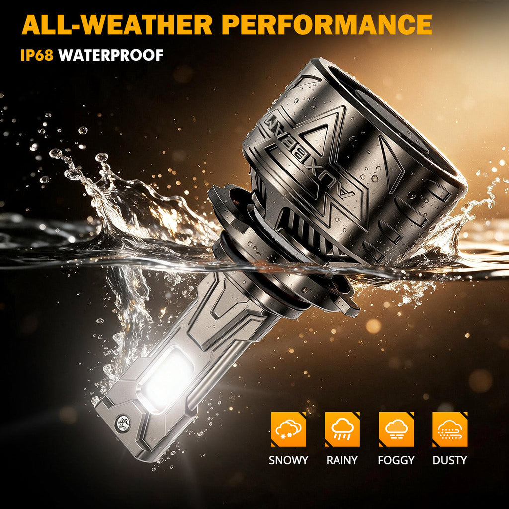 Auxbeam 9006/HB4 LED Bulb Fog Light/Low Beam Lighs 120W CT60 Series