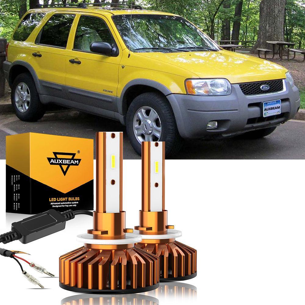Auxbeam LED Headlight Bulbs for 2001-2004 Ford Escape H4