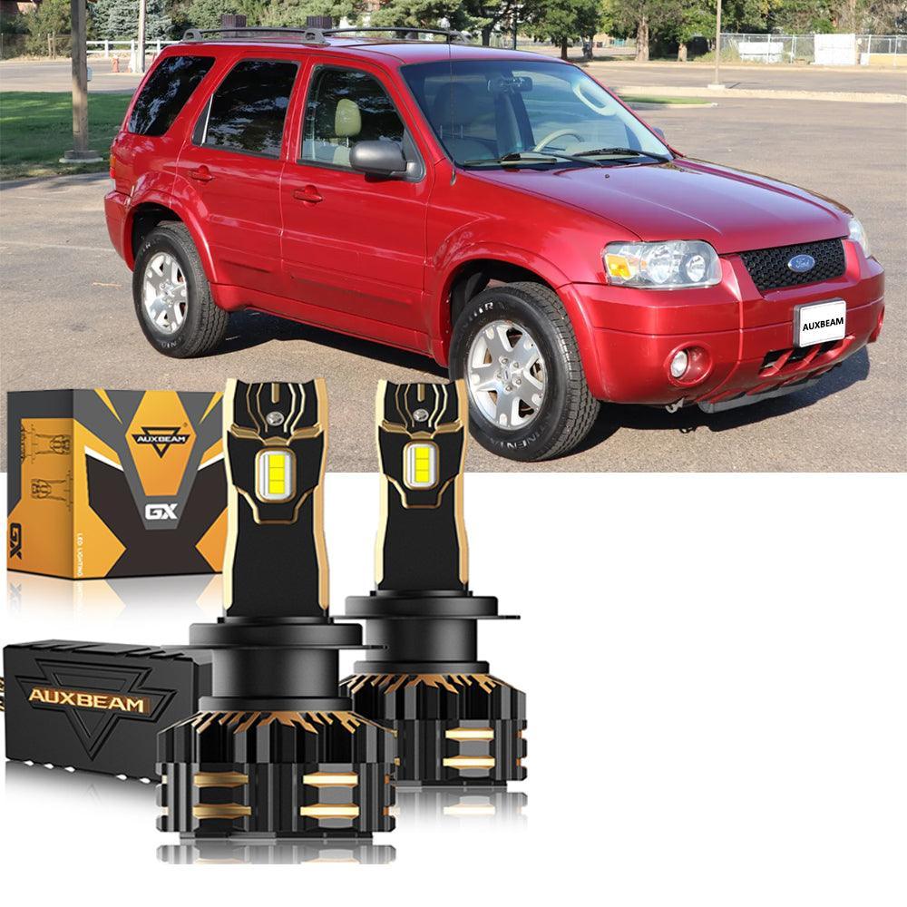Auxbeam LED Headlight Bulbs Bundle for 2007 Ford Escape H4