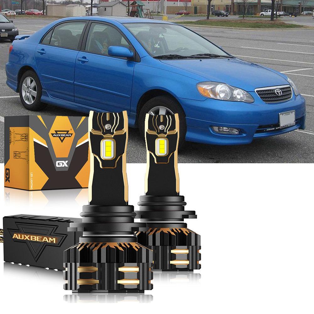 Auxbeam LED Headlight Bulbs Bundle for 2005-2008 Toyota Corolla 9005 9006