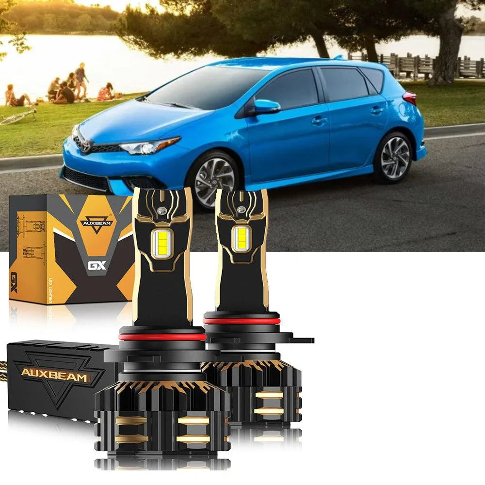 Auxbeam LED Headlight Bulbs Bundle for 2017-2018 Toyota Corolla iM 9012