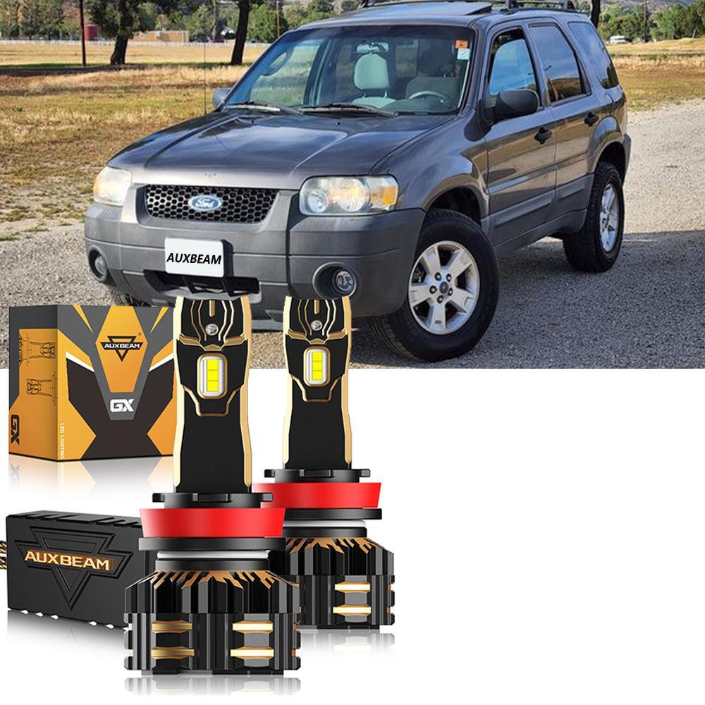 Auxbeam LED Headlight Bulbs Bundle for 2005-2006 Ford Escape H4