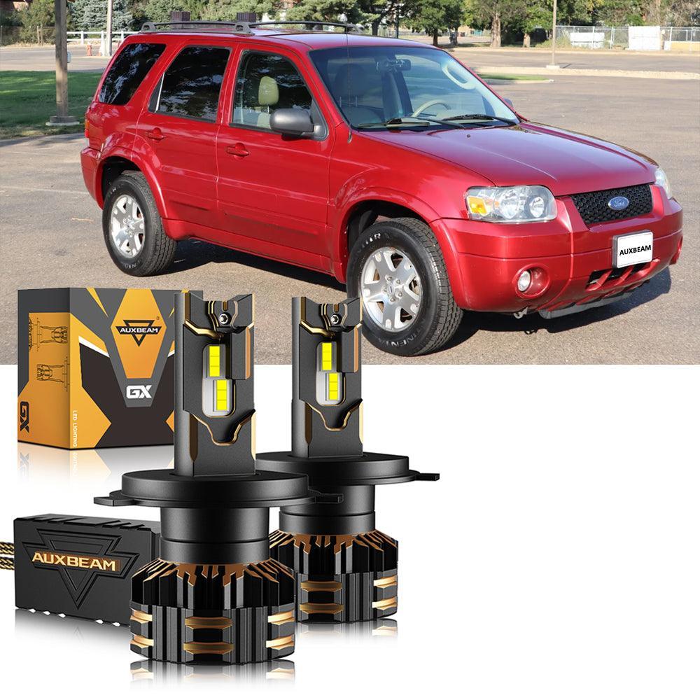 Auxbeam LED Headlight Bulbs Bundle for 2007 Ford Escape H4