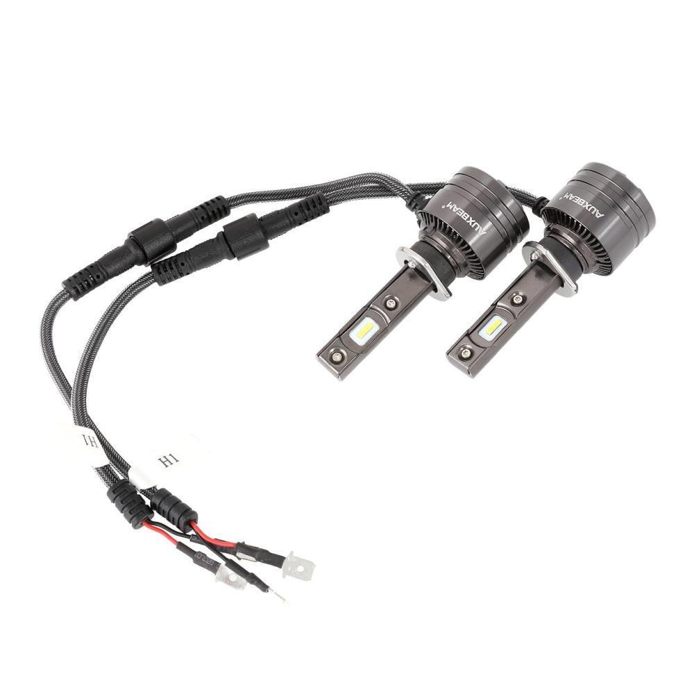 Auxbeam 4300K T1 Series LED light Bulbs 8000LM (2 Pcs)