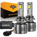 Auxbeam 9006/HB4 LED Headlight Bulbs 130W F35 Series Dual Compatibility 12V/24V