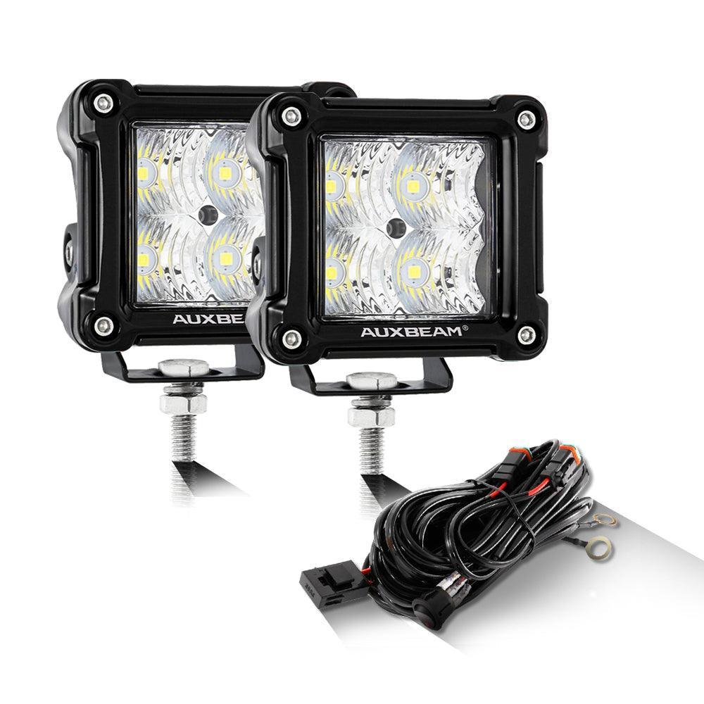 Auxbeam 3 Inch LED Pods for 2013-2021 Polaris Ranger 570/800/900/900xp/1000