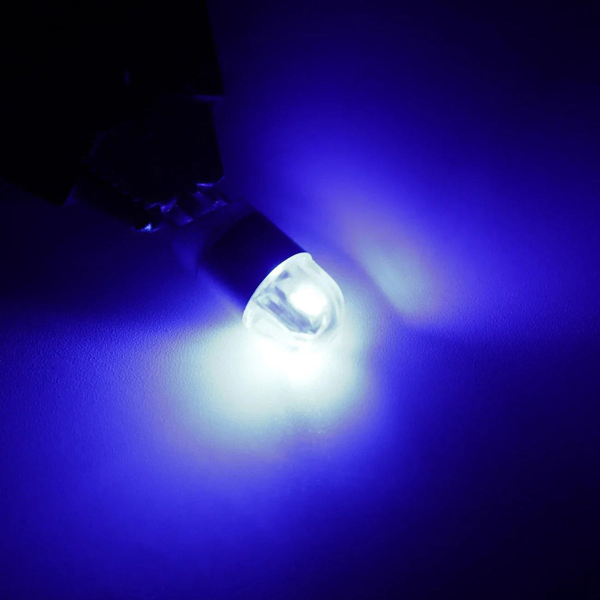Auxbeam 168 2825 W5W T10 LED Interior Light Bulbs 2w Blue - 2 Bulbs