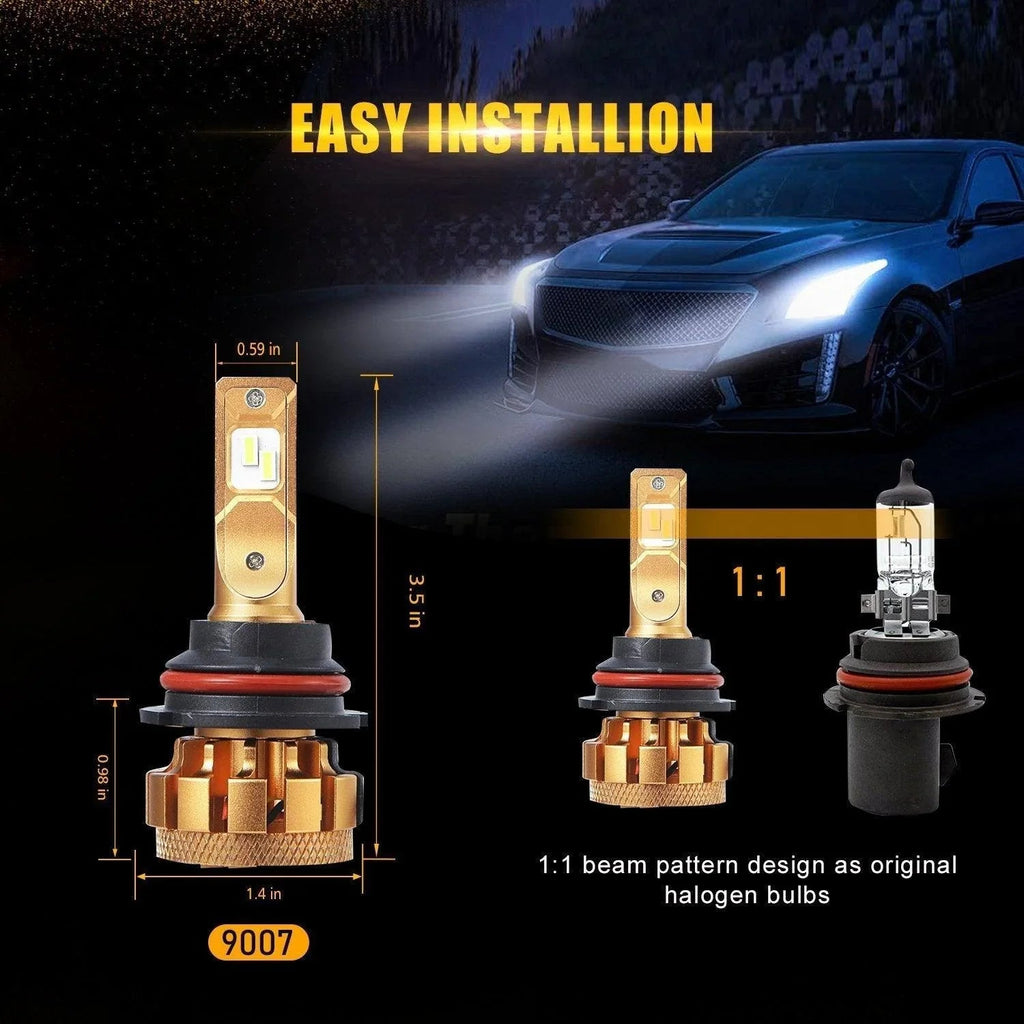 Auxbeam F-16 Plus Series LED High/Low Beam Bulb for 2003-2005 Dodge Ram 3500