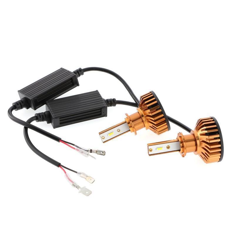 Auxbeam Mini Size F2 Series 52W LED Headlight Bulbs 6500K Cool White