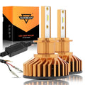 Auxbeam Mini Size F2 Series 52W LED Headlight Bulbs 6500K Cool White