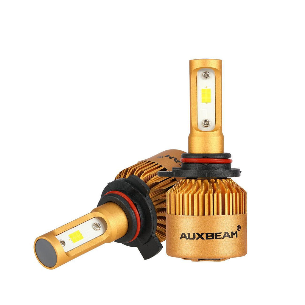 Auxbeam Fan Cooling S3 Series 72W LED Headlight Bulbs 6500K Cool White