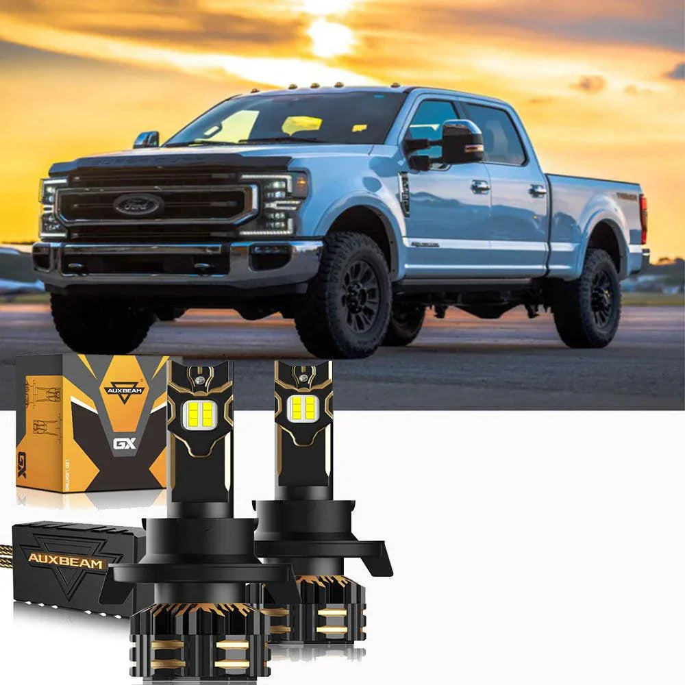 Auxbeam LED Headlight Bulbs for 2001-2004 Ford F-250 Super Duty 9007
