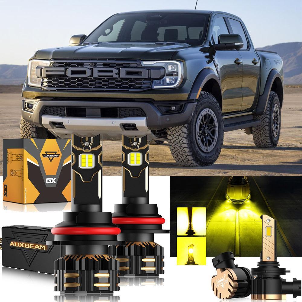 Auxbeam LED Headlight Bulbs for 2000 Ford Ranger 9007