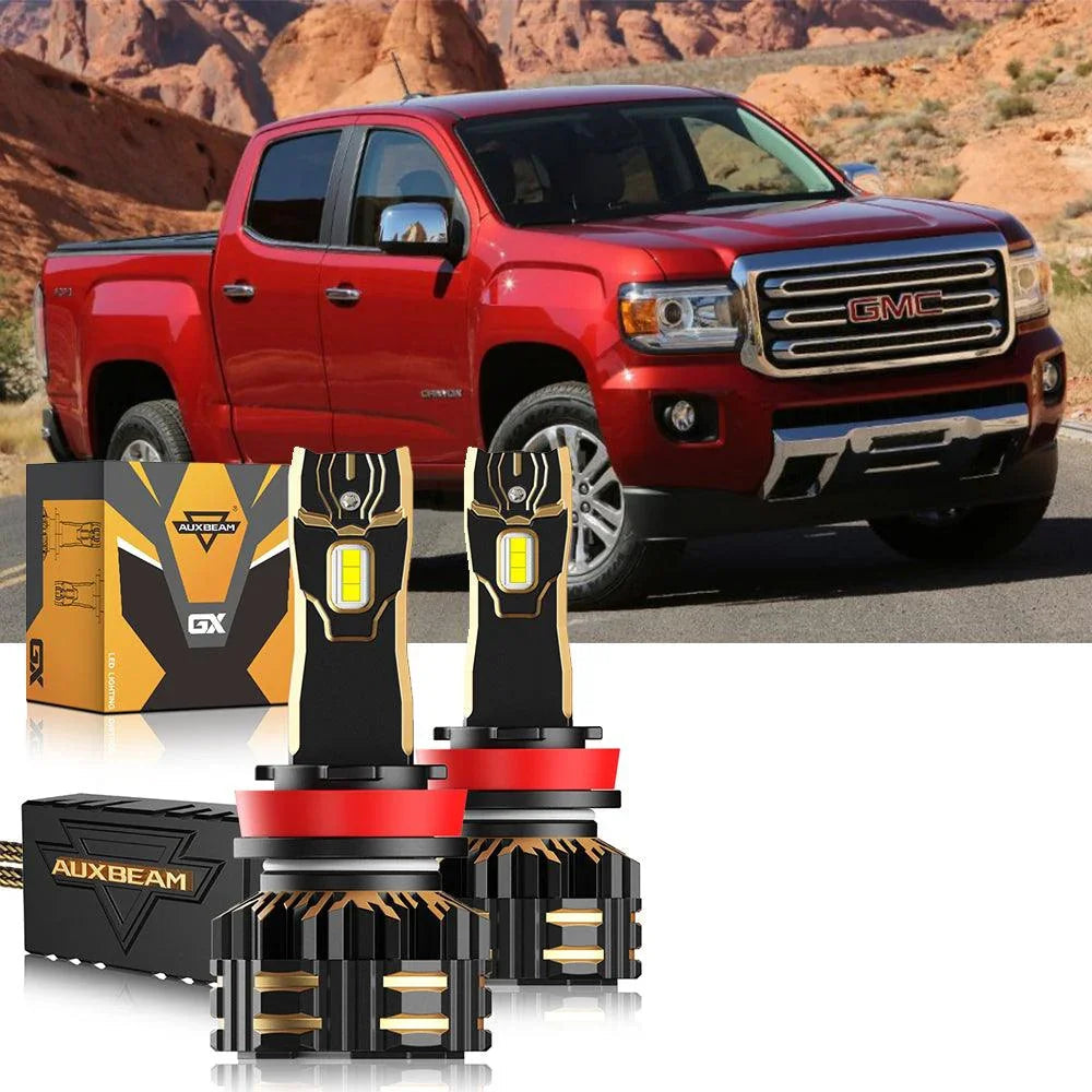 Auxbeam LED Headlight Bulbs Bundle for 2015-2019 GMC Canyon 9005 H11