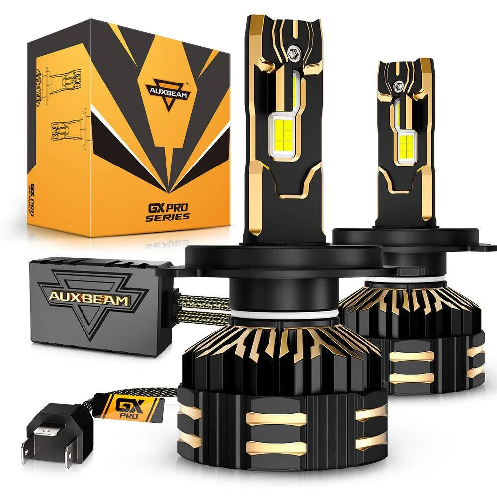Auxbeam H4 LED Headlight Bulbs 190W GX-PRO Series 2 Bulbs