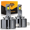 Auxbeam D3 D3S D3R LED Headlight Bulbs 70W D-PRO Series HID Replacement 2 Bulbs
