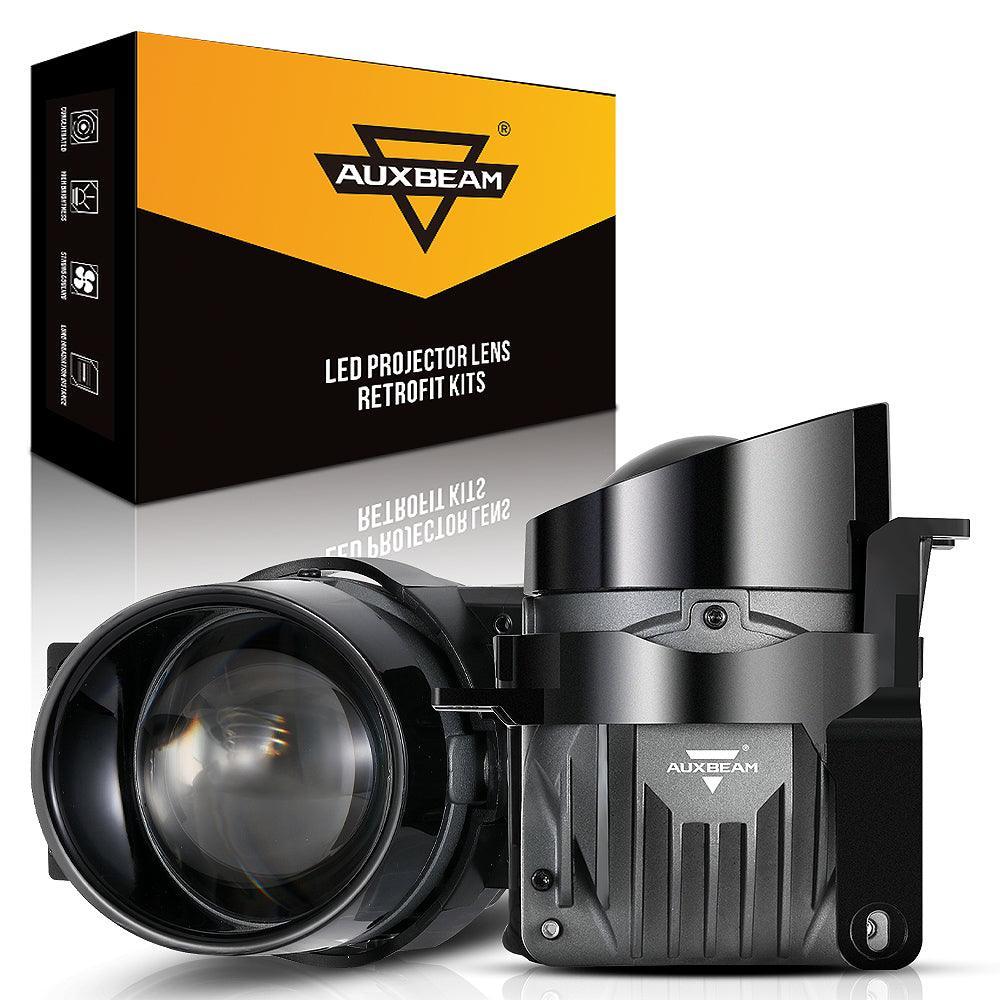 Auxbeam 3 Inch 100W Bi-LED Projector Lens Fog Light 6000K HD for Toyota/Honda