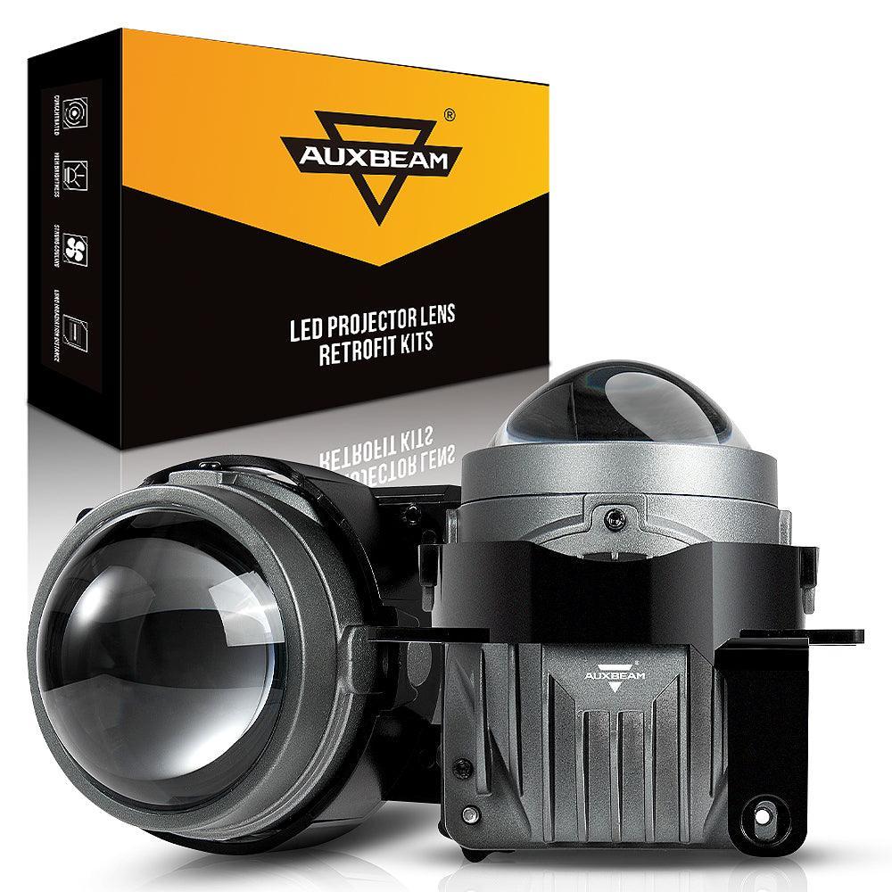 Auxbeam 3 Inch 100W Bi-LED Projector Lens Fog Light 6000K HD for Toyota/Honda