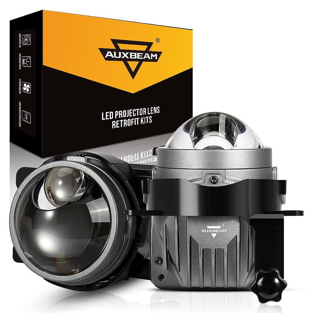 Auxbeam 3 Inch 86W Bi-LED Projector Lens Fog Light 6000K for Toyota/Honda