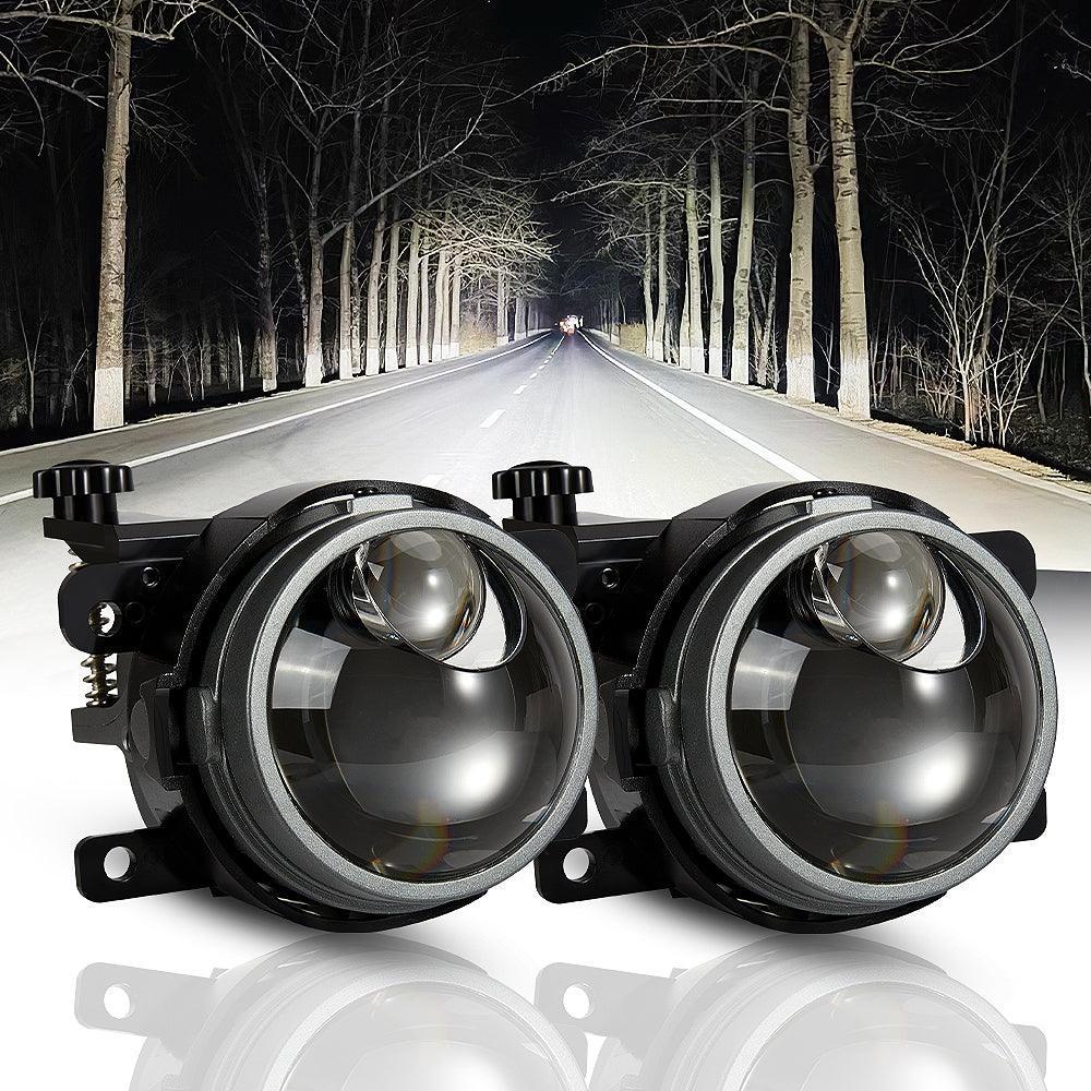 Auxbeam 3 Inch 86W Bi-LED Projector Lens Fog Light 6000K for Toyota/Honda