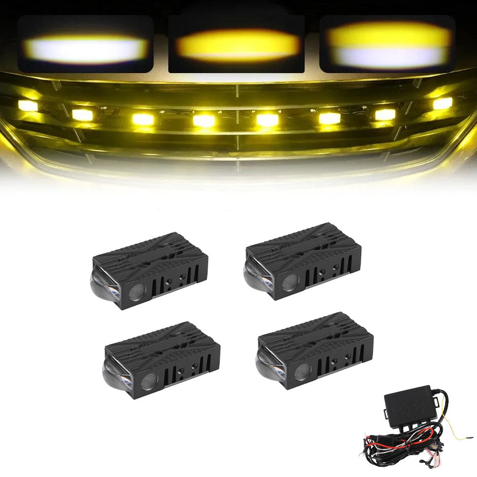 Auxbeam Multi-Mode Smart Control Module LED Grille Light Kit 17mm 1-to-4/6