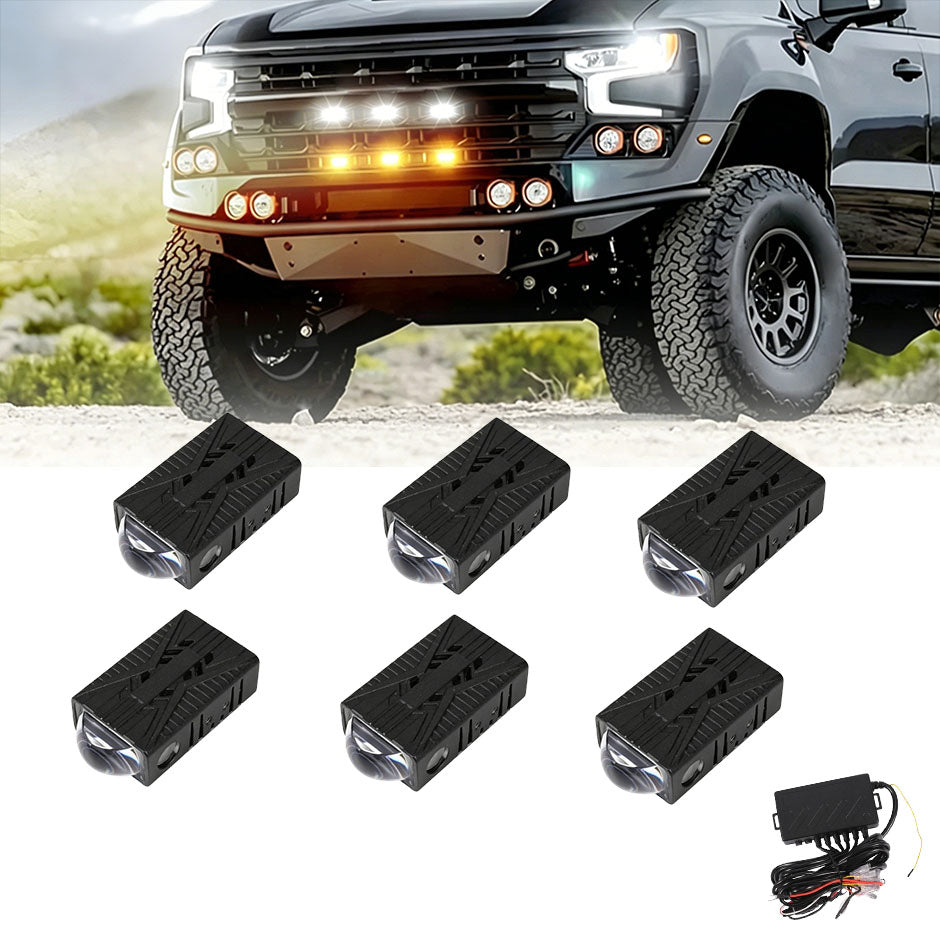 Auxbeam Multi-Mode Smart Control Module LED Grille Light Kit 21mm 1-to-4/6