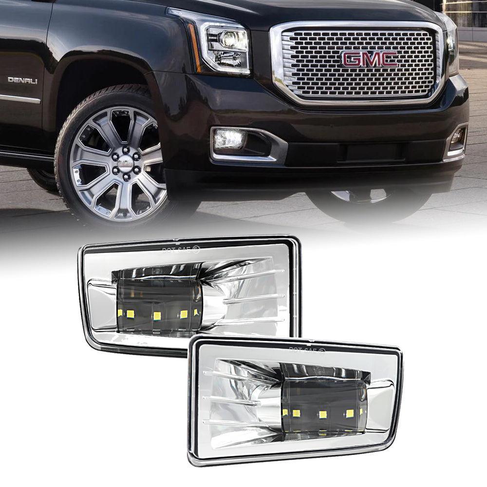 Auxbeam 36W Chrome LED Fog Lights 5202 (2 Pcs) for GMC YUKON 2015-2016