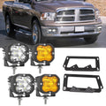 Auxbeam 3 Inch LED Pods Lights for Dodge Ram 2500 3500 2010-2017