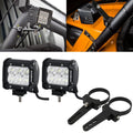 Auxbeam 4 inch Classic-SM Series Dual Row LED Pod Lights Flood Beam