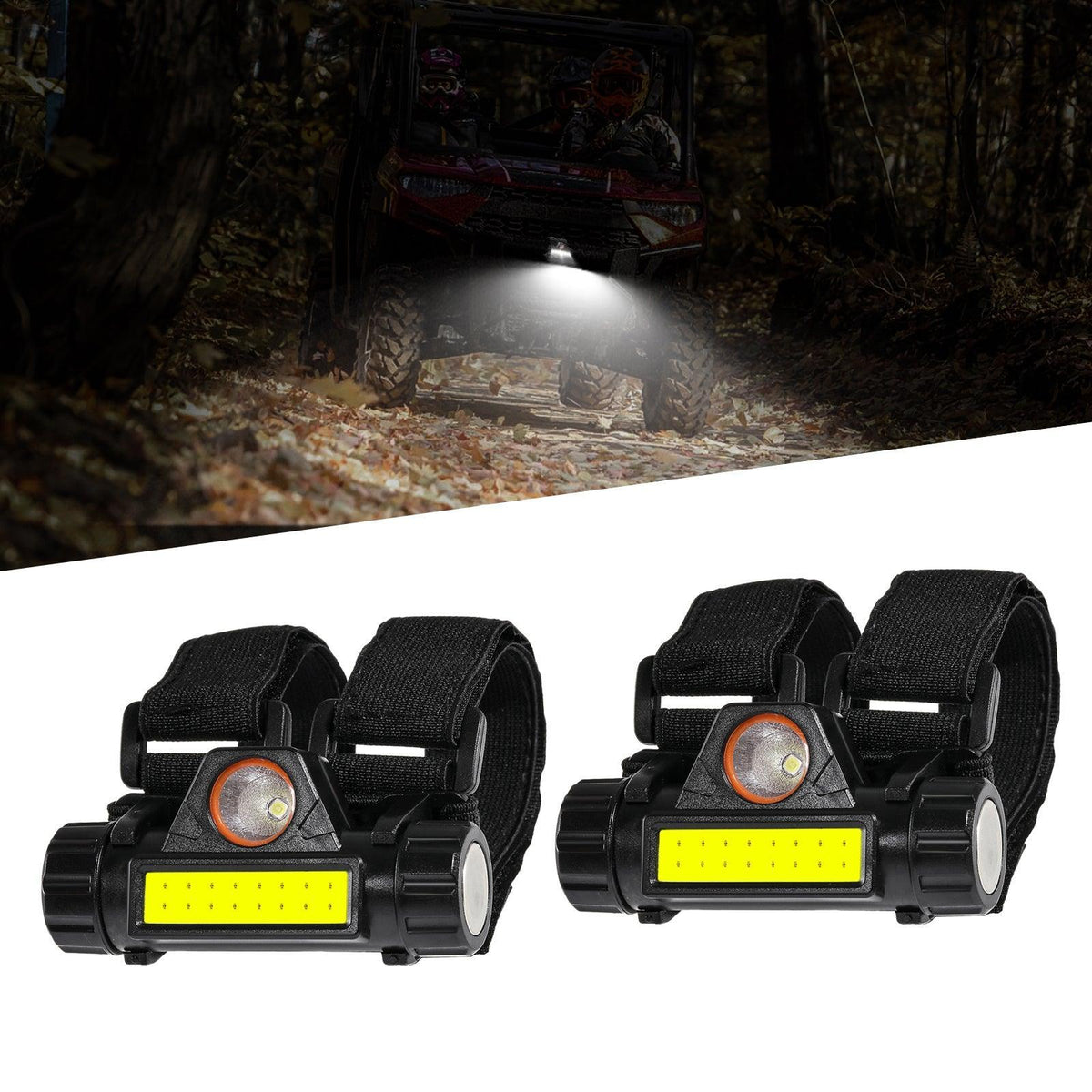 Auxbeam Dome Light UTV Interior Light Universal Roll Bar Cage Mount for UTV
