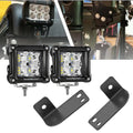 Auxbeam 3 Inch LED Pods for 2013-2021 Polaris Ranger 570/800/900/900xp/1000