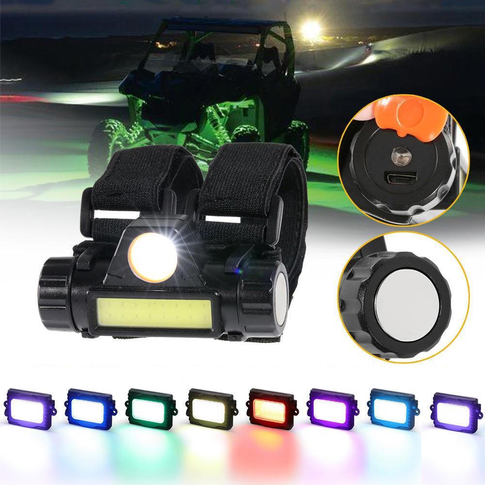 Auxbeam Dome Light UTV Interior Light Universal Roll Bar Cage Mount + RGBW LED