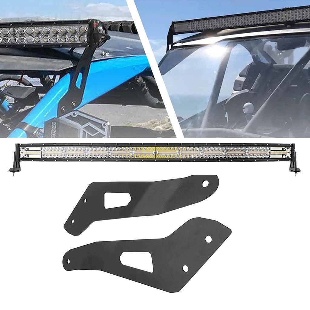Auxbeam 50 Inch Curved LED Light Bars & LED Light Bar for Can-am Maverick X3